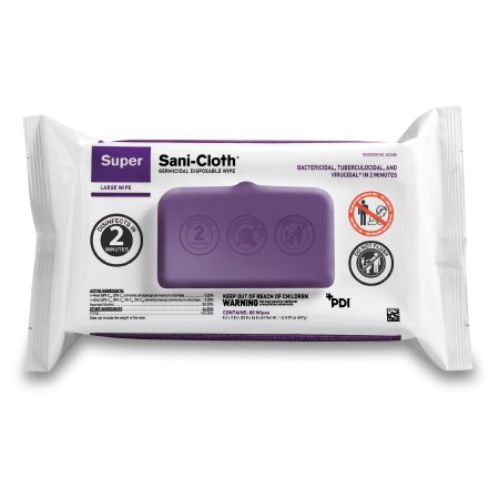 Super Sani-Cloth® Germicidal Disposable Wipe
